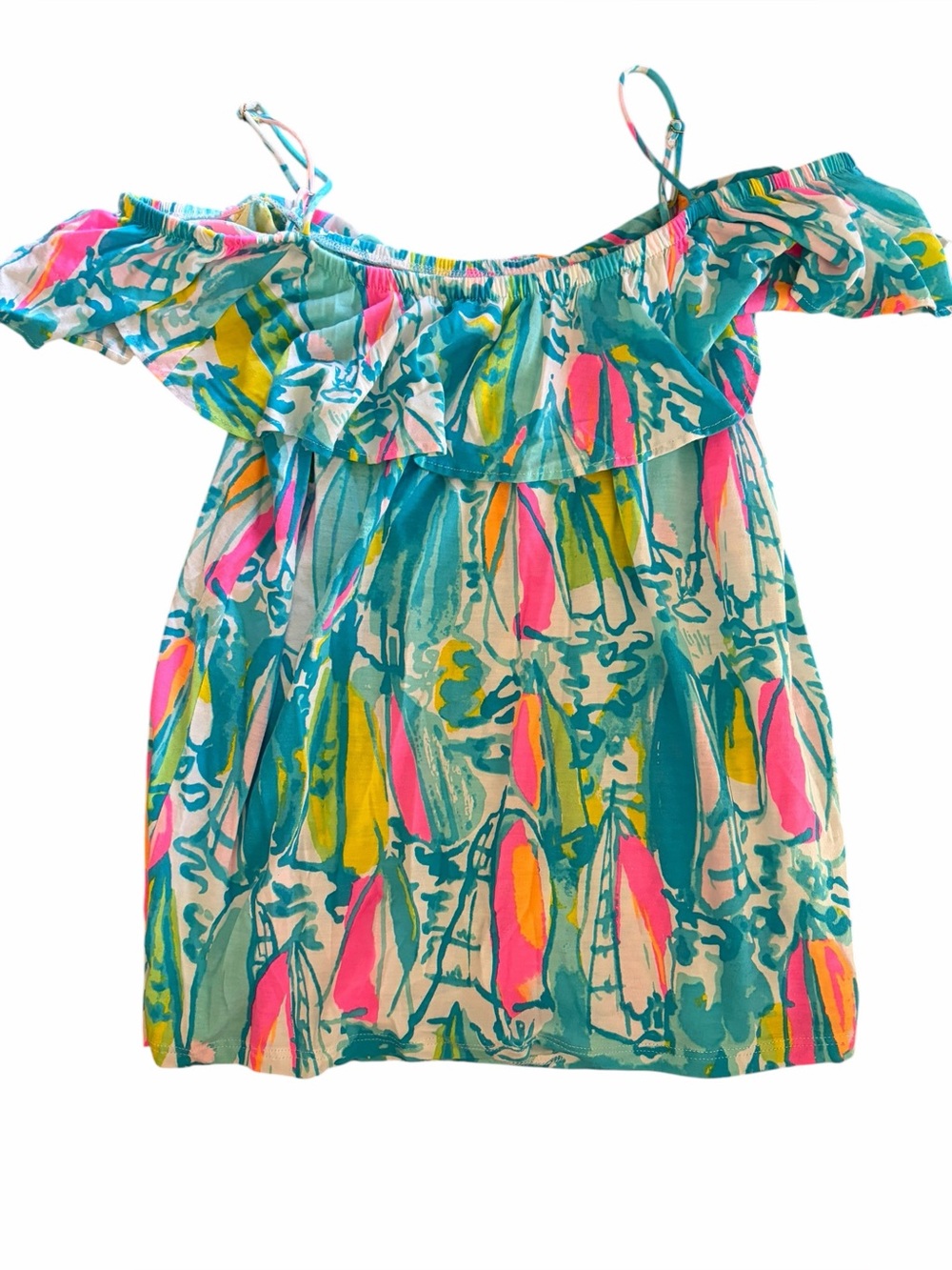 Lilly Pulitzer Tamiami Off-the-Shoulder Top Beach and Bae